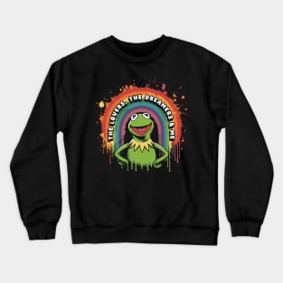 Rainbow Connection // Kermit Fan Art Crewneck Sweatshirt